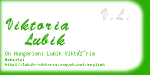 viktoria lubik business card